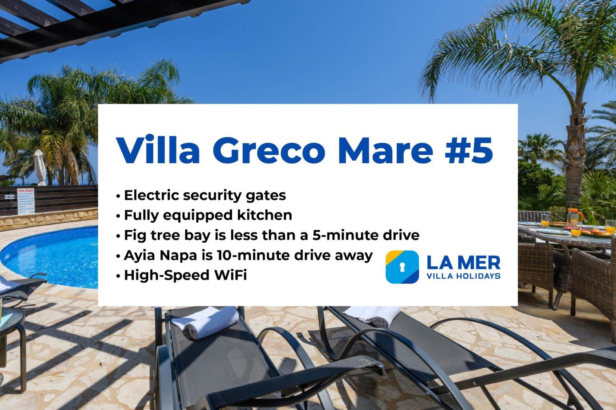 Villa Greco Mare #5 Protaras Dış mekan fotoğraf
